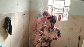 Damn! My Half-Brother Nailed Me Hard In The Shower Scene!