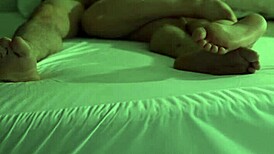 couple engages in rough doggystyle sex late at night