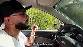 So, this big-cocked tourist soldier is making milf silvana lee moan with his huge dick.