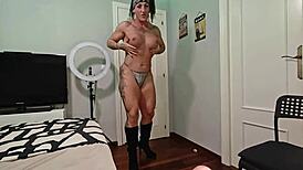 Dominatrix DanaXMuscles Commands Them to Cum Inside Her Boots!