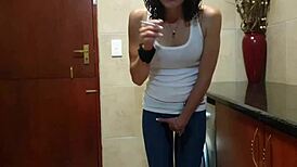 Pisswhore's Wet Jeans Striptease
