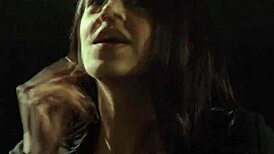 Cute Brunette Licks Tight Pussy In Romantic Lesbian Scene