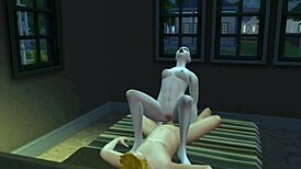 Big Ass Teen Sucks And Gets Assfucked In Sims Family Parody