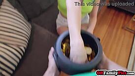 so this big ass teen stepsis jewelz blu asks to pull her special gift from the jar