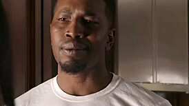 Inked Teen Slammed Hard Interracially Until Cumshot on Glamorous Ass