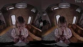 wedding night blowjob in dark vr 😍