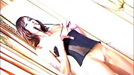 Lexi Bardot in doggy style with facial