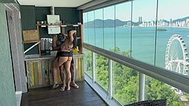 He called me to his duplex and I fucked that pretty black babe hard