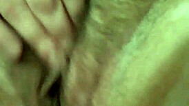 She Rubs Her Tight Hairy Pussy To Juicy Orgasm, Wet And Ready For Licking