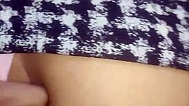 Latina teen fucked hard in skirt