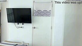 Beautiful Cute Teen 18+ Tied Up Moaning During Deepthroat Blowjob Leading To Facial Cumshot