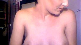 Stunning Shemale with Short Hair Shows Off on Webcam