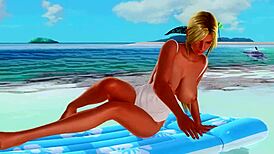 Doa he f9 s features tanned models in nude panties