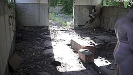 i’m loving dancing and pegging russian style outdoors