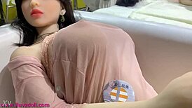 testing wm sex doll's huge tits softness and simulation features for ultimate fun