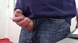 Hey, I just had this sudden urge and started jerking off right here in the hospital, what a thrill!