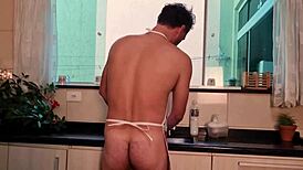 hey neighbor, cooked for you but ended up banging you and your daughter in kitchen!