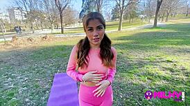 Chubby Fan Fills Peruvian Actress with Milk After Park Meet