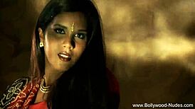 Dreamy indian beauty teases with seductive dancing and undressing