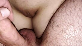 A skinny 18-year-old girl with a tight pussy gets fucked