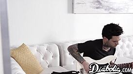 Teen Melissa Moore Swallows Jizz After Brutal Pounding