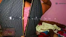 sri lankan masseuse with big boobs sucks and fucks hard dick, cums in wet pussy