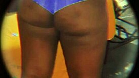 Hidden camera catches neighbor enjoying herself freely in this homemade latina scene