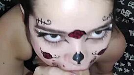 I received a deep blowjob from a beautiful brunette in Wellington