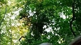 Watch Esclave F La Salope Get Wild in Forest with Dildo!