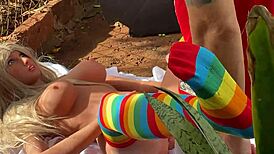 Linda meia ela quis dar a buceta de frente bem gostoso sex toy