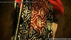 Dreamy indian beauty teases with seductive dancing and undressing