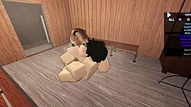 roblox and kitten get fucked in domination scene