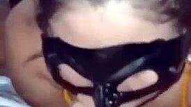 I give blowjob to cuckold while describing orgasm with another