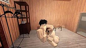 roblox and kitten get fucked in domination scene