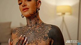 no space for new tattoos but new dick is always welcome just good sex with stefani marz deepthroat and facial orgasm