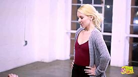 two enchanting ballerinas enjoy a lesbian scene of eating pussy and touching small 18+ breasts