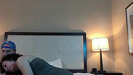 Petite Woman Engages In Deep Sucking With A Large Member