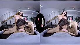 Tsvirtuallovers: Shemale Bitches Fighting For A Cock In Group Sex