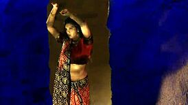 Dreamy indian beauty teases with seductive dancing and undressing