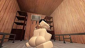 roblox and kitten get fucked in domination scene