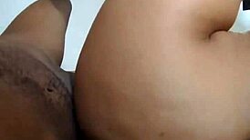 passionate couple making out on the bed