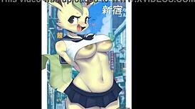 i can't stop watching this furry pokemon compilation with huge tits