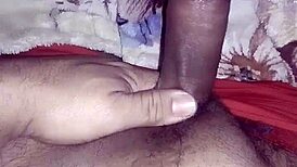 Chubby girl feels intense desire for big dick during solo masturbation