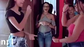 girl super wedgie compilation 4, sexy and teasing