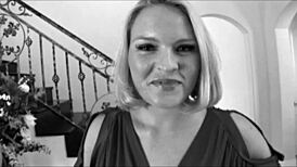 Krissy Lynn's big ass gets interracial orgasm in casual scene