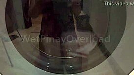 Pov wetpinay in school uniform washes after porn videos