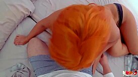 Why does this stepmom masturbate next to her stepson in bed?