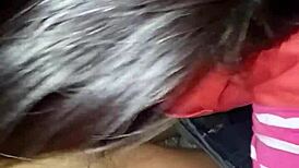 टैटू वाली फिट हसीना देती पीओवी ब्लोजॉब और झड़वा