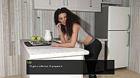 Enjoying a happy fun time together