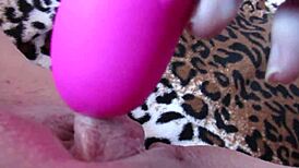 look at this pov of big clit getting wet with vibrator for orgasm